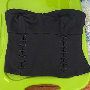 Bebe Strapless Crop Top | Womens XS